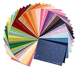 50 Blatt gemischte Farben, A4, dünne Naturfaser, Maulbeerpapier, Kunst, Washi-Papier, Design, Kunst, Origami, Lieferanten, Kartenherstellung