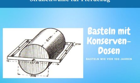 Straßenwalze aus Milchdose